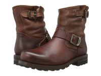 Stylish Frye Shearling Boots for Men - Warren Engineer - Whiskey Tumbled Leather/Shearling Sale Online